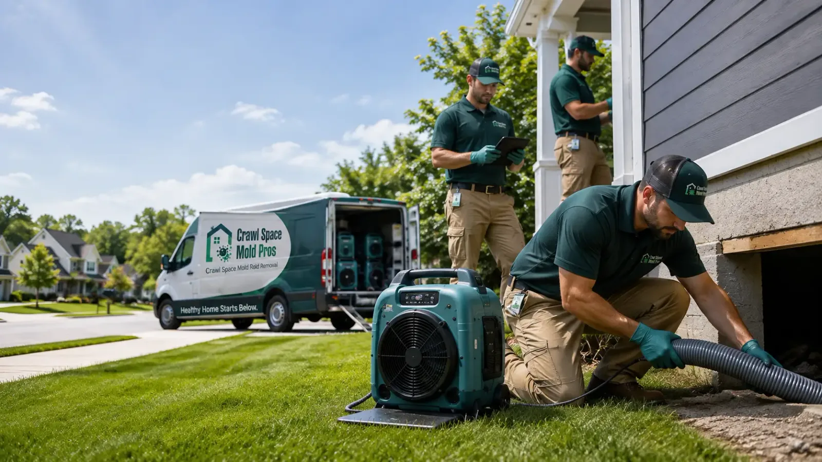 Crawl Space Mold Removal in Cash, AR